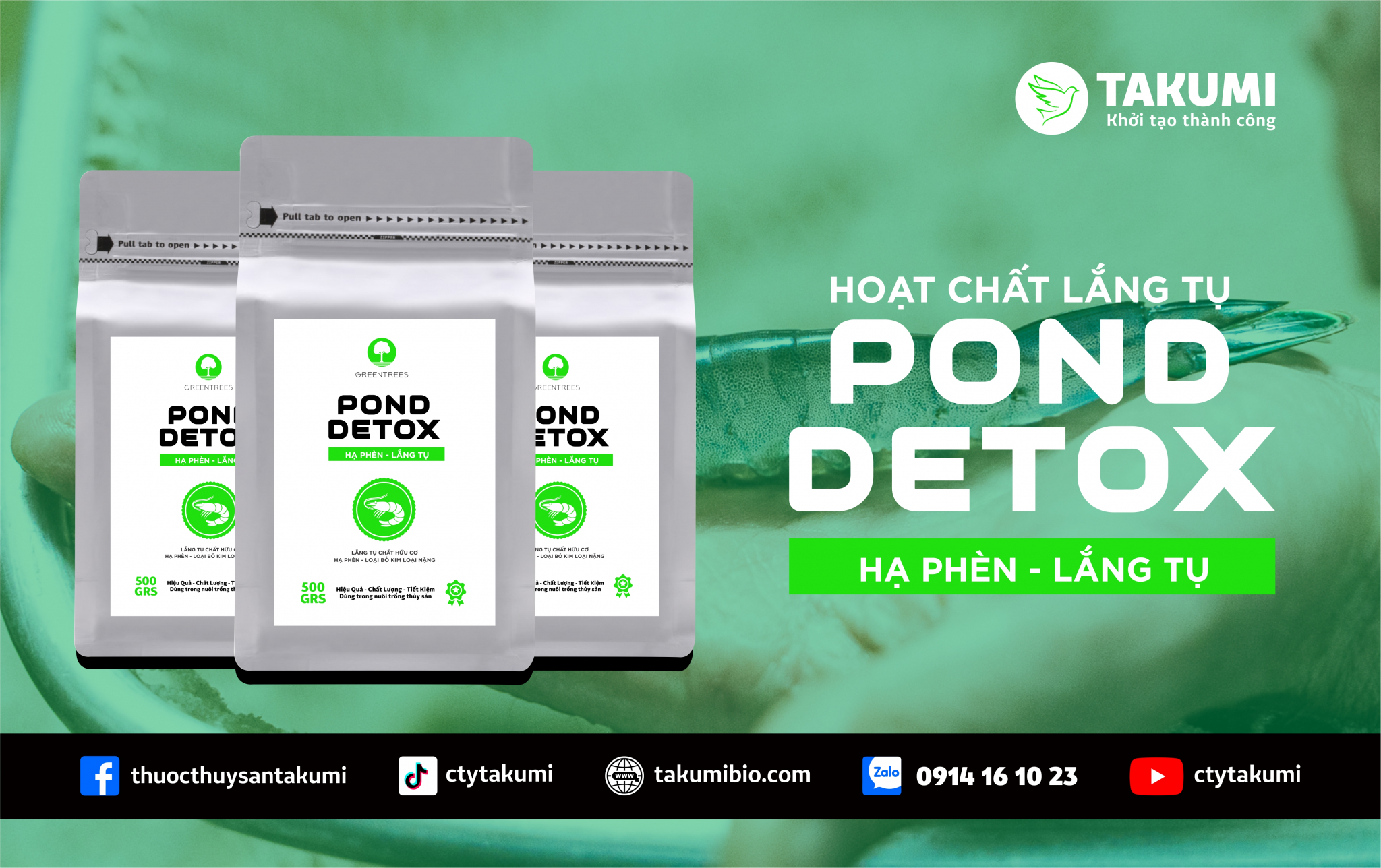 HOẠT CHẤT LẮNG TỤ POND DETOX