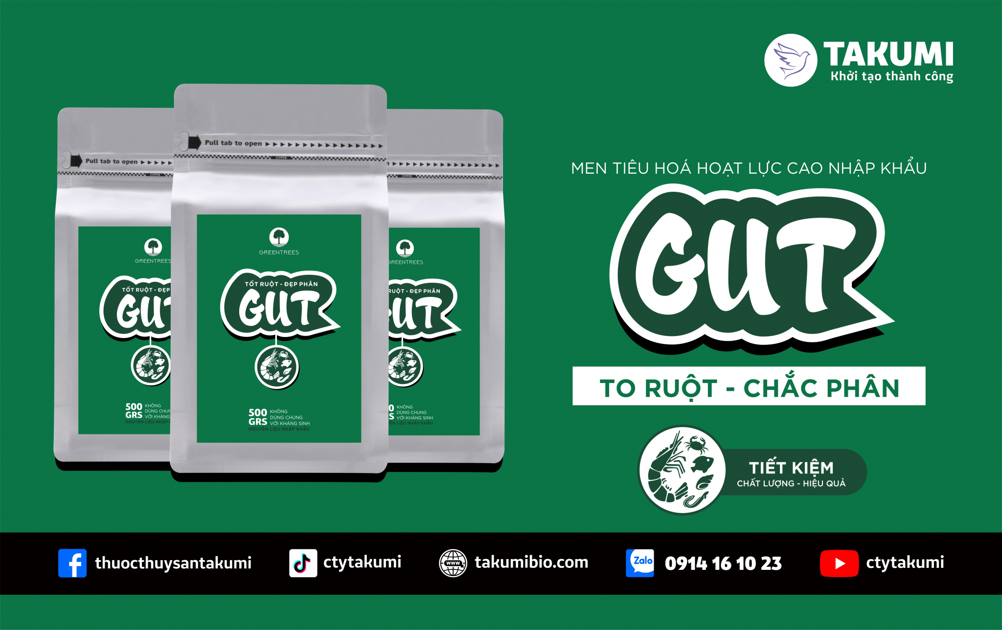 MEN TIÊU HOÁ HOẠT LỰC CAO NHẬP KHẨU GUT